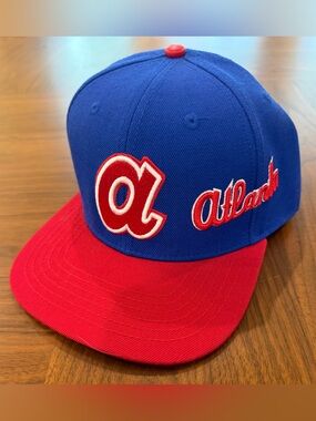 Blue and Red Atlanta Braves Baseball Cap Hat Men’s Pro Standard